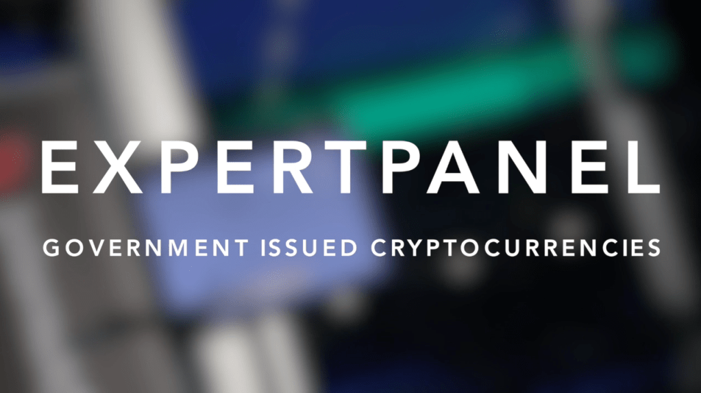 Government issued cryptocurrencies – Expertpanel&nbsp;1