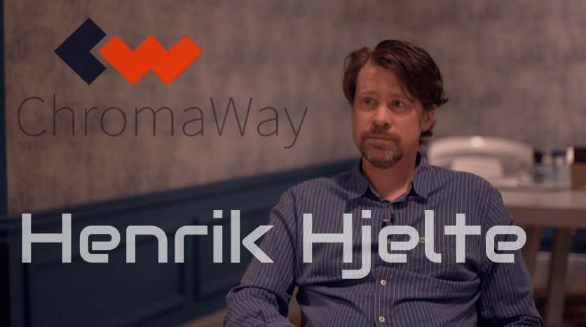 Henrik Hjelte, CEO of Chromaway. 2018&nbsp;Interview.